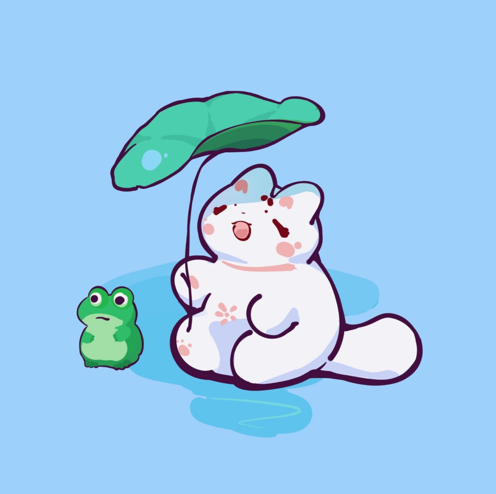 萌宠头像夏日清凉