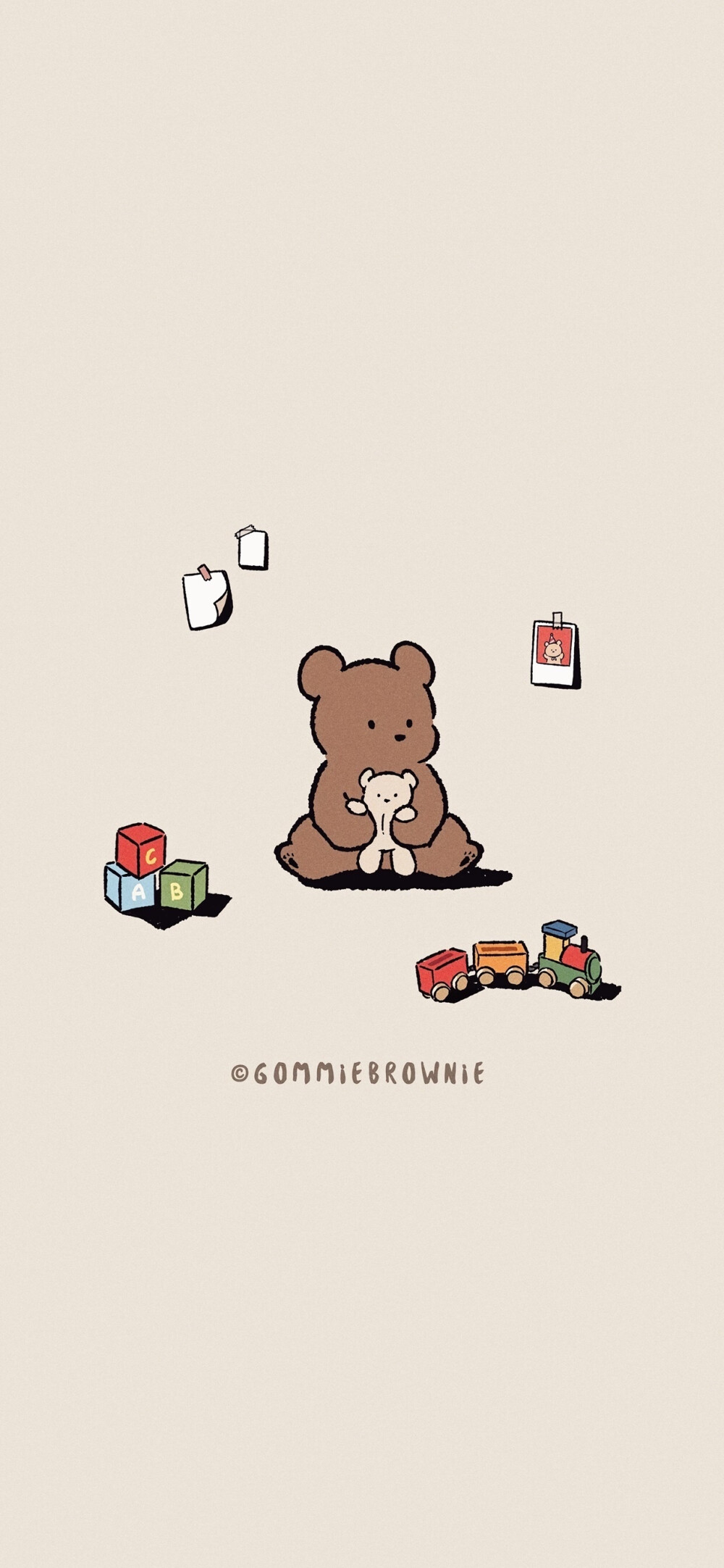 小熊壁纸
©GOMMIEBROWNIE