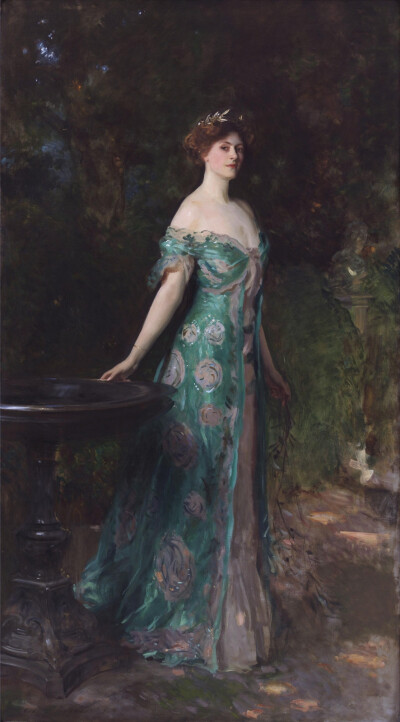 萨瑟兰公爵夫人（Millicent. Duchess of Sutherland）
约翰·辛格·萨金特1904
名称：萨瑟兰公爵夫人
英文名称：Millicent. Duchess of Sutherland
创作者：约翰·辛格·萨金特
创作日期：1904
实际尺寸：254 x 146 cm
…