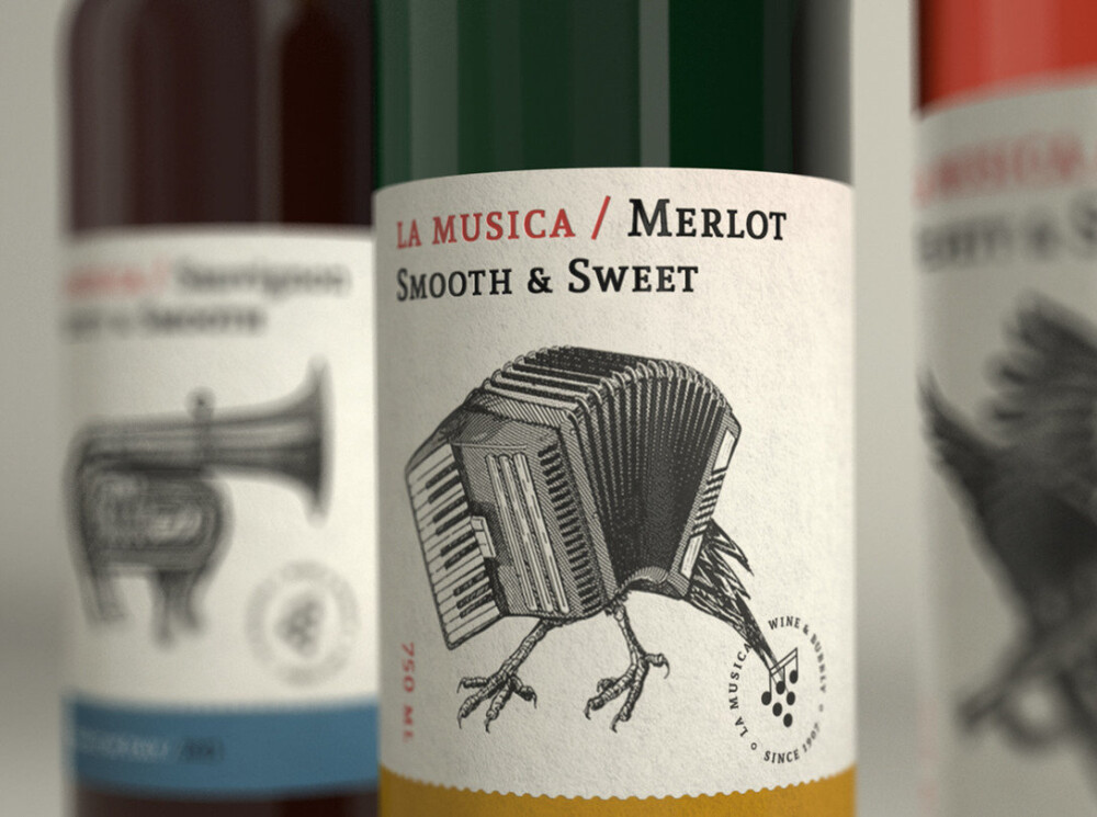 LaMusica\WineBranding&Packaging葡萄酒品牌LOGO设计和VI包装设计 