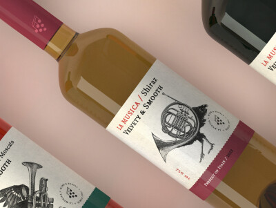 LaMusica\WineBranding&Packaging葡萄酒品牌LOGO设计和VI包装设计 