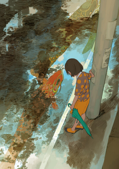 【白昼梦】幻想画集
cr：twi…@kumori ufo