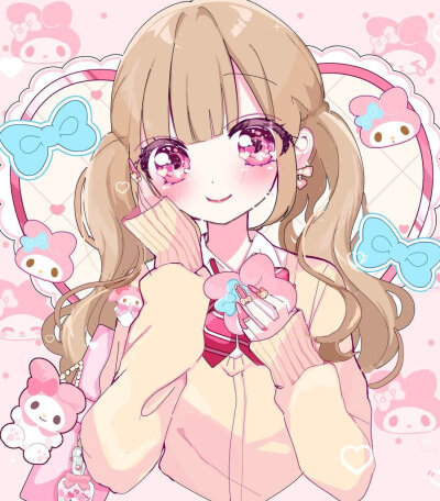 俏皮地雷系风格少女
画师：twi@e75ob