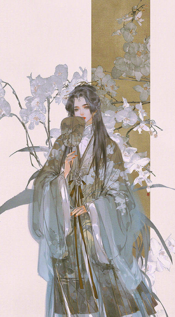 古风美人插画
绘师：伊吹五月