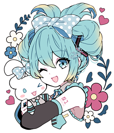 初音未来和玉桂狗的联动