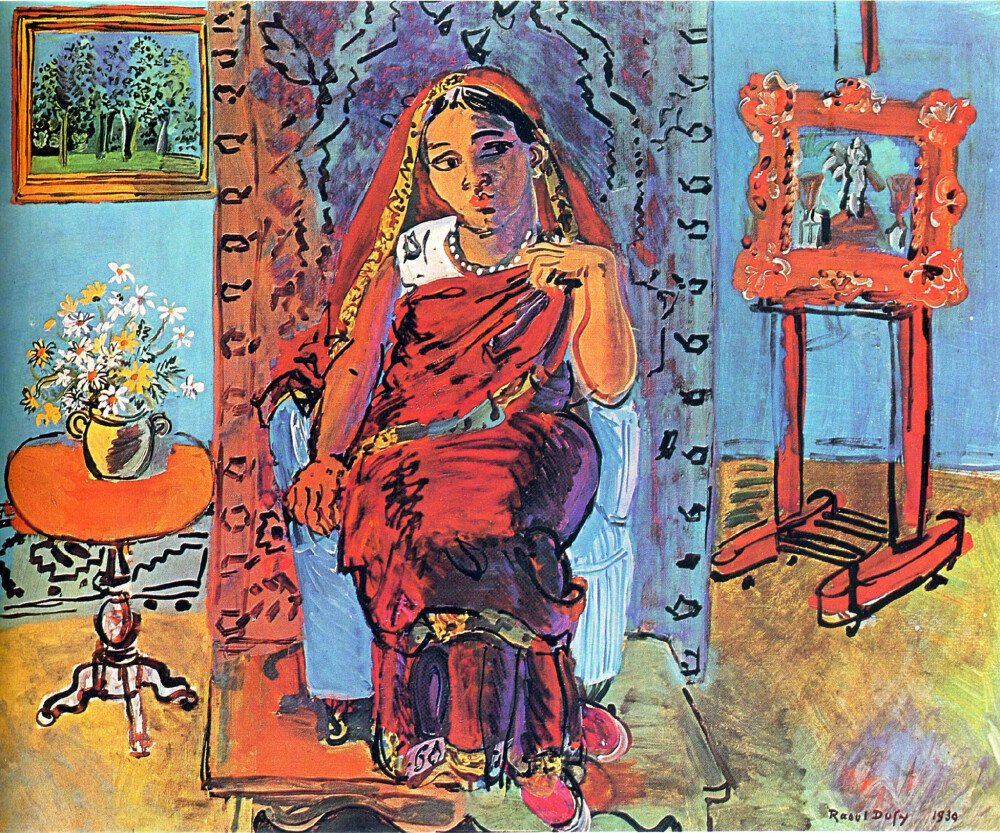 【艺术分享】劳尔·杜飞(Raoul Dufy,1877年6月4日-1953年3月23日)早期作品先后受印象派和立体派影响，终以野兽派的作品著名。其作品色彩艳丽，装饰性强。他的作品除了绘画，还在挂毯、壁画、纺织品和陶瓷设计中被广泛采用。