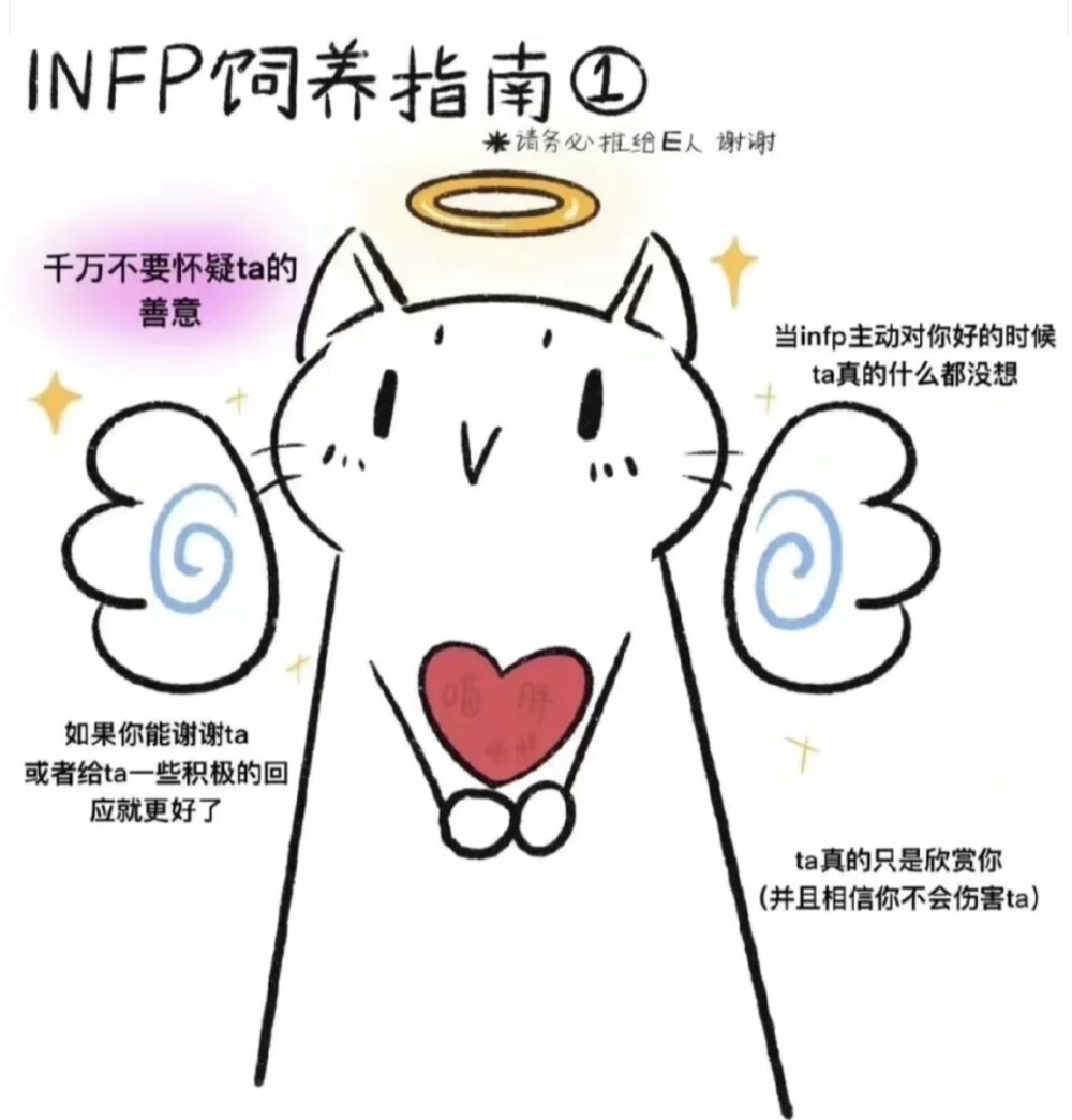 INFP
饲养指南
小红书：小哭包不迷路