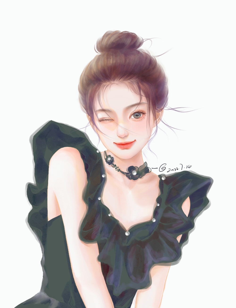 手绘头像
画师:画师一白