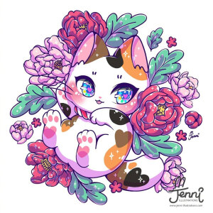 绚丽动物头像
Ins:jennillustrations ​​​