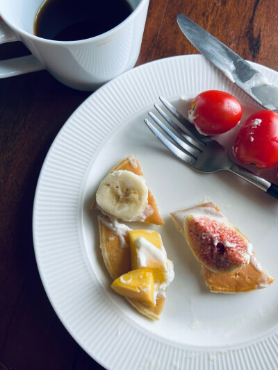 間斷性紀錄
夏日早餐☕️