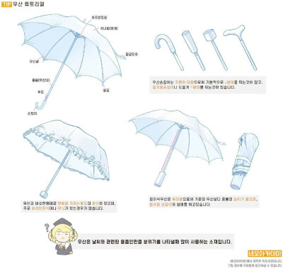 伞画法