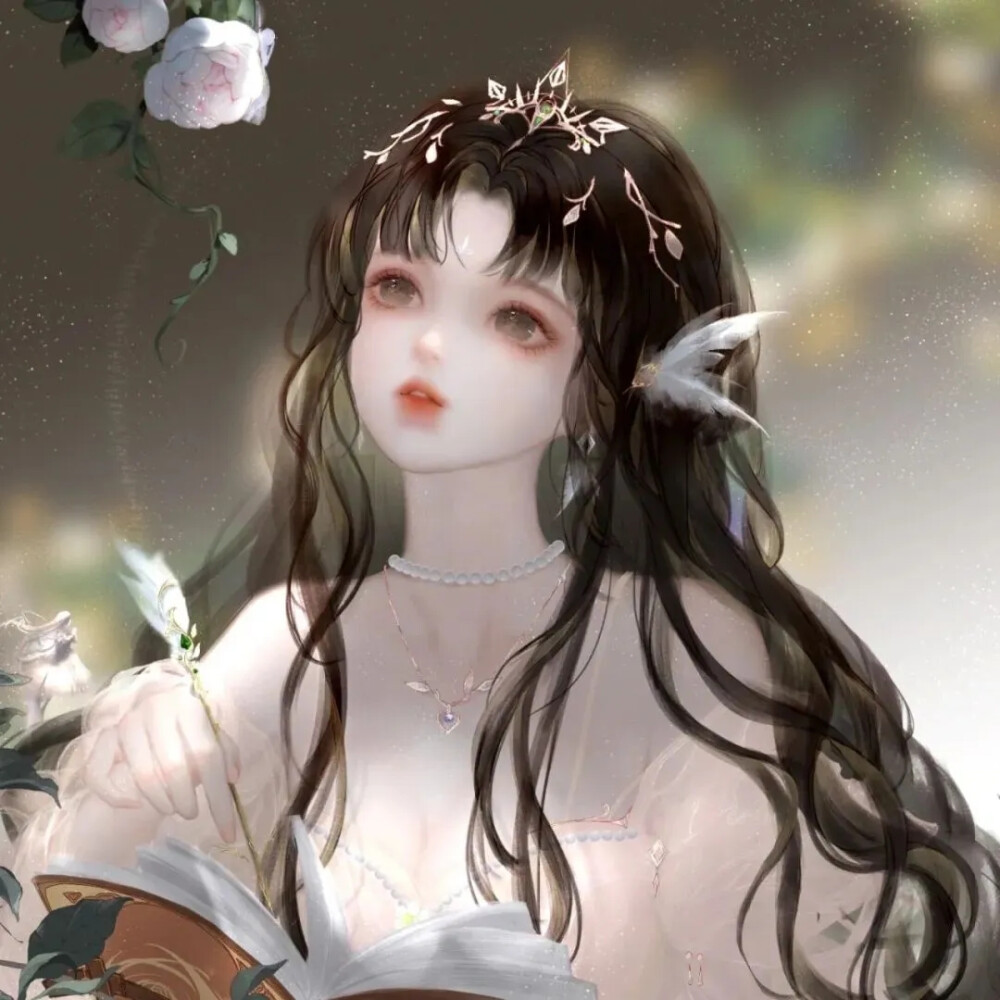 动漫女头闺蜜头像仙气可爱