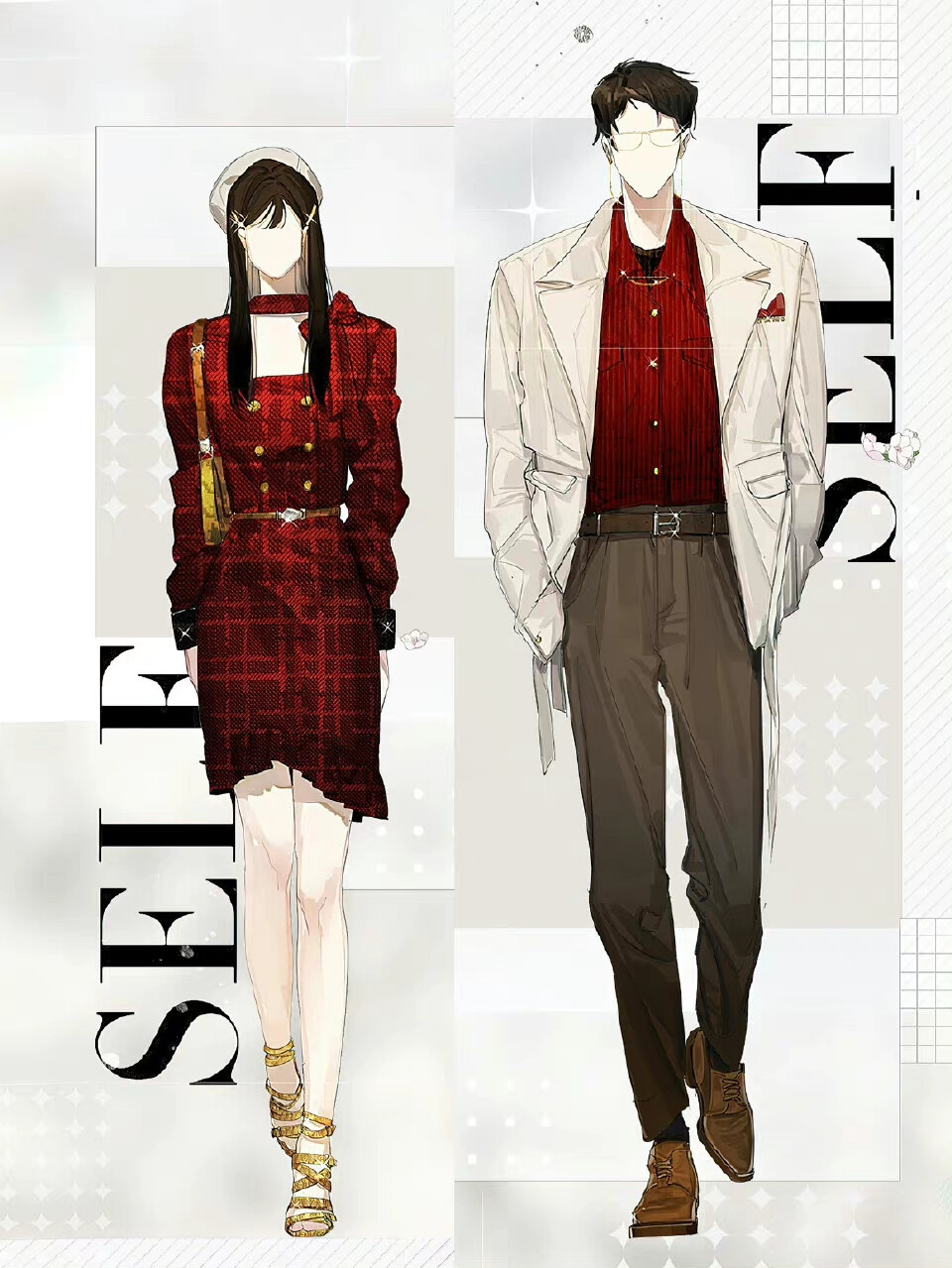 《光与夜之恋》情侣穿搭教科书般的《SELF》
cr : 大声点听不见 ​