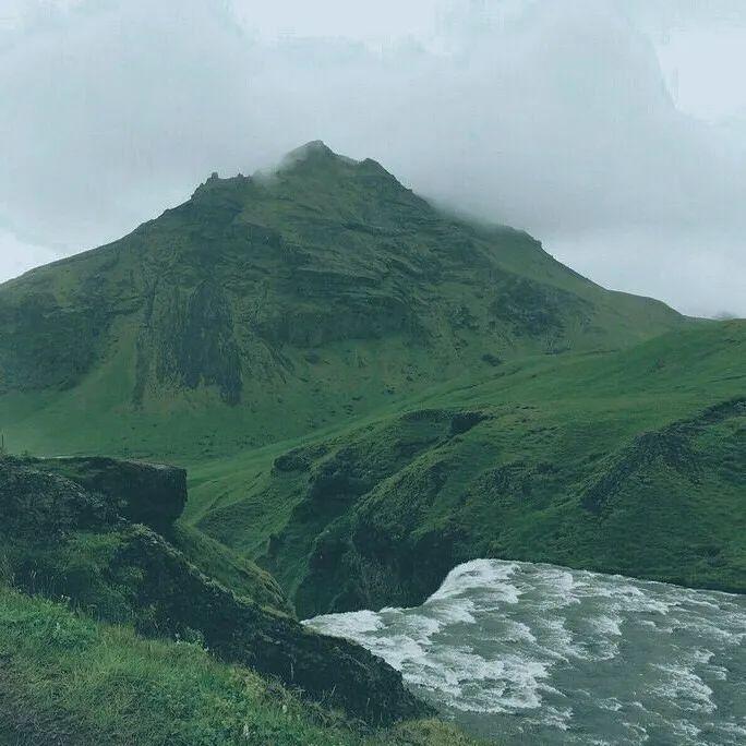 綠色系朋友圈背景