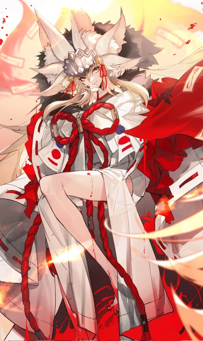 玉藻前caster九尾狐02对军宝具水天日光天照八野镇石