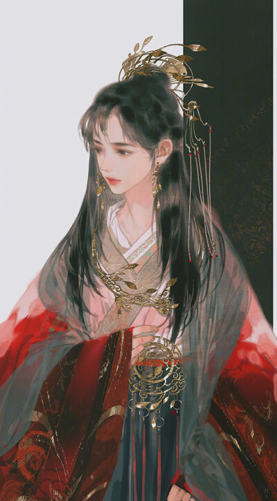 古风美人插画
绘师：伊吹五月