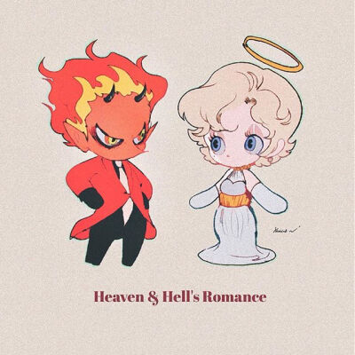 外网神仙太太创作的短漫作品：heaven and hell关于天使和恶魔的故事♡
（欢迎评论补充太太名，侵删）