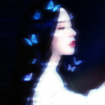  *Deep Sea Butterfly(深海蝴蝶)
“你的蓝是天空蓝，我的蓝是深海蓝。
我说的不是颜色，你知道的。”
田姬振
cr.苏稚童