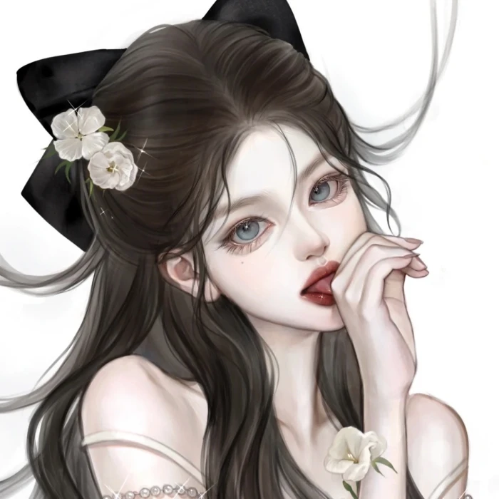 ins风风格女头 来源:百度贴吧搜索 侵权删 暗恋是一个人的兵荒马乱