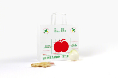 摩菜菜市场品牌LOGO及VI设计
design by：智力有限 ​​​​