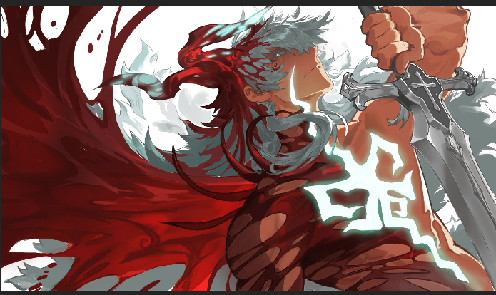 齐格飞saber龙血骑士02对军宝具幻想大剑天魔失坠