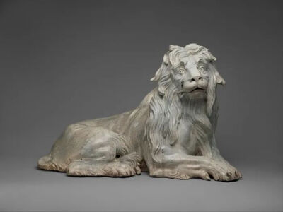 《Meissen Lion》，瓷，53.3×83.2×34.3cm，1732-1735年