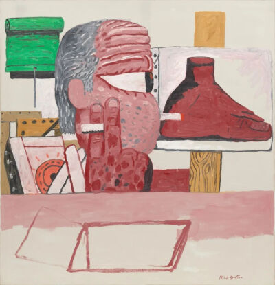 Philip Guston《In The Studio》, 布面油画，208.3×200.7cm，1975年