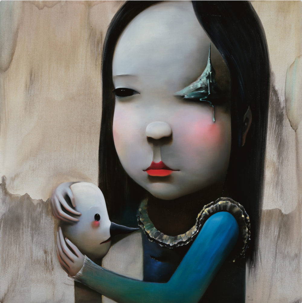 陈可《妈妈》，布面油画，100×100cm，2007年