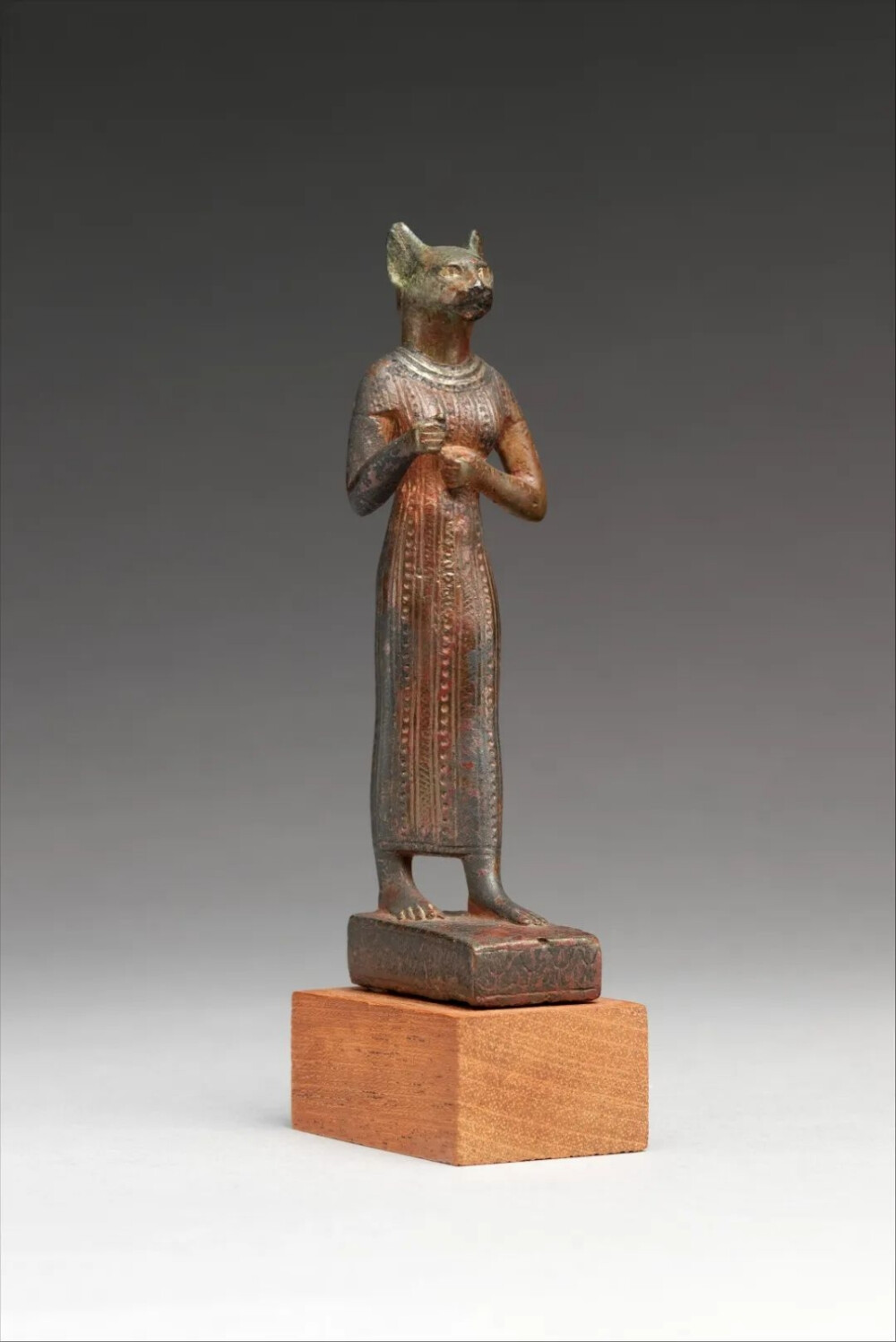 古埃及女神巴斯特雕塑 ｜ Bastet, 664–30 BC, The Metropolitan Museum of Art
