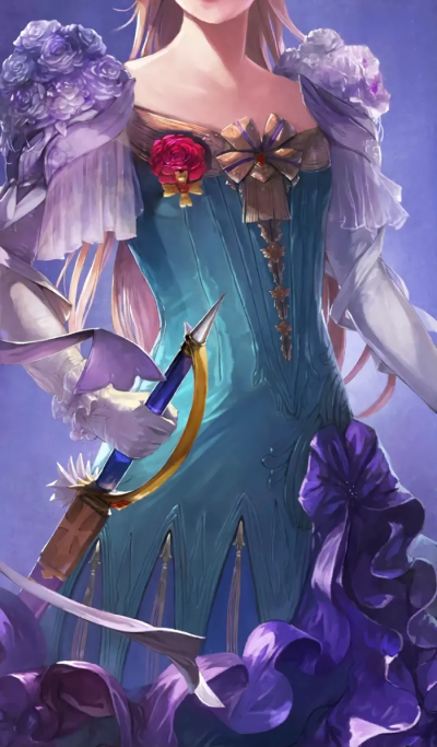 骑士迪昂 Saber 百合剑01 对人宝具 ~ 夺去见者神智的华美剑舞·第一式“百合花散剑之舞踏”