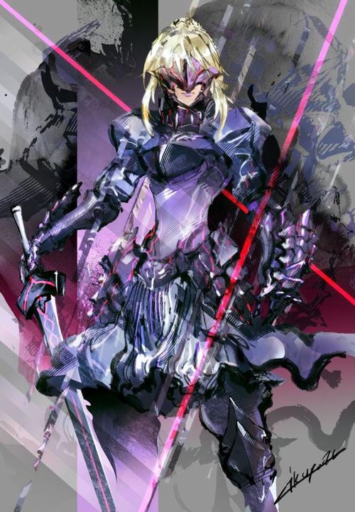 阿尔托利亚·潘德拉贡 saber 骑士王04 EX·对城宝具～Excalibur“黑暗极光之剑”