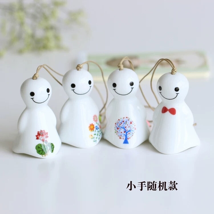 陶瓷晴天娃娃风铃