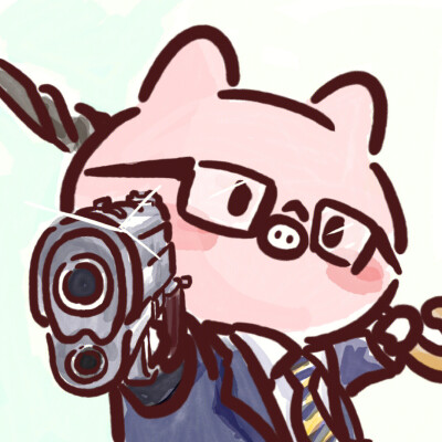 手绘情侣头像P1画师:安心队友 p2 画师：不语爱画画