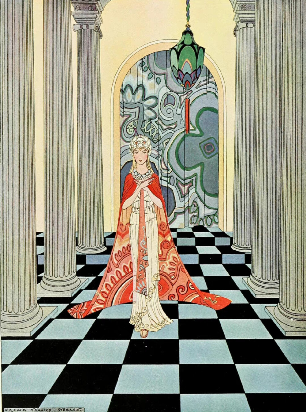 美国女艺术家弗吉尼亚.弗朗西丝.斯特雷特（Virginia Frances Sterrett，1900–1931)在1920年代为古老的童话故事绘制的充满爵士风情的插画。 ​​​