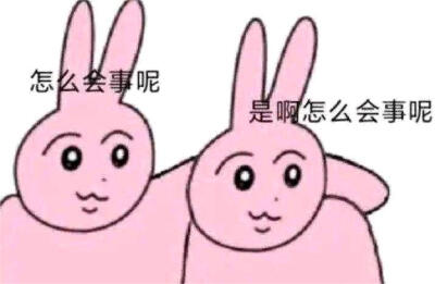 粉红兔表情包