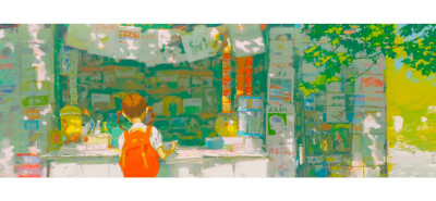 清美毕展《旧里寄怀》@丁丁框 