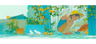 清美毕展《旧里寄怀》@丁丁框 