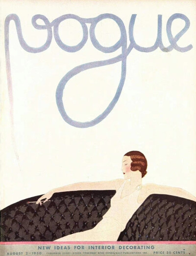上世纪初的Vogue封面，设计性丝毫没有觉得过时呢~ ​​​​