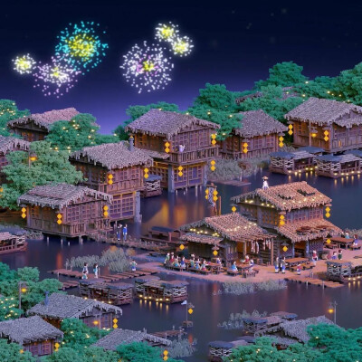 动漫风景美图，高清图片。