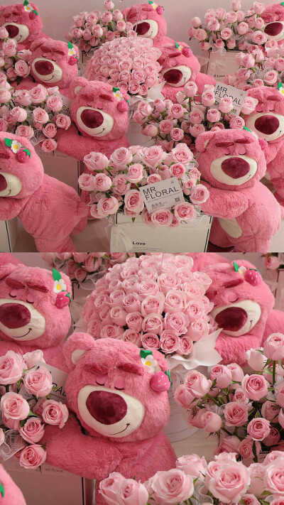 可爱的草莓熊壁纸