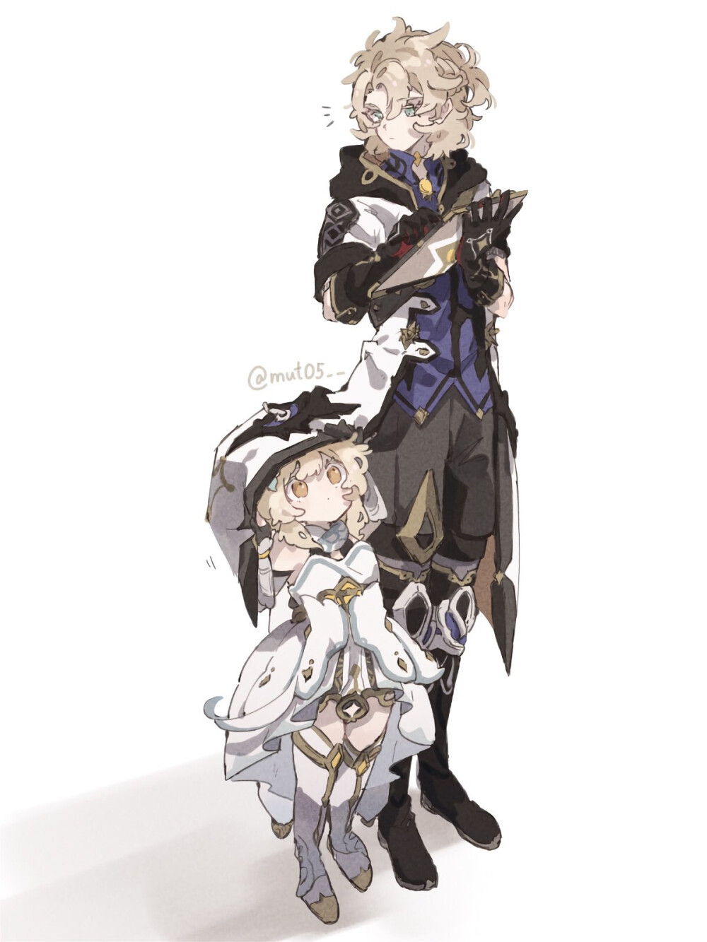 原神 贝荧 阿贝多 荧