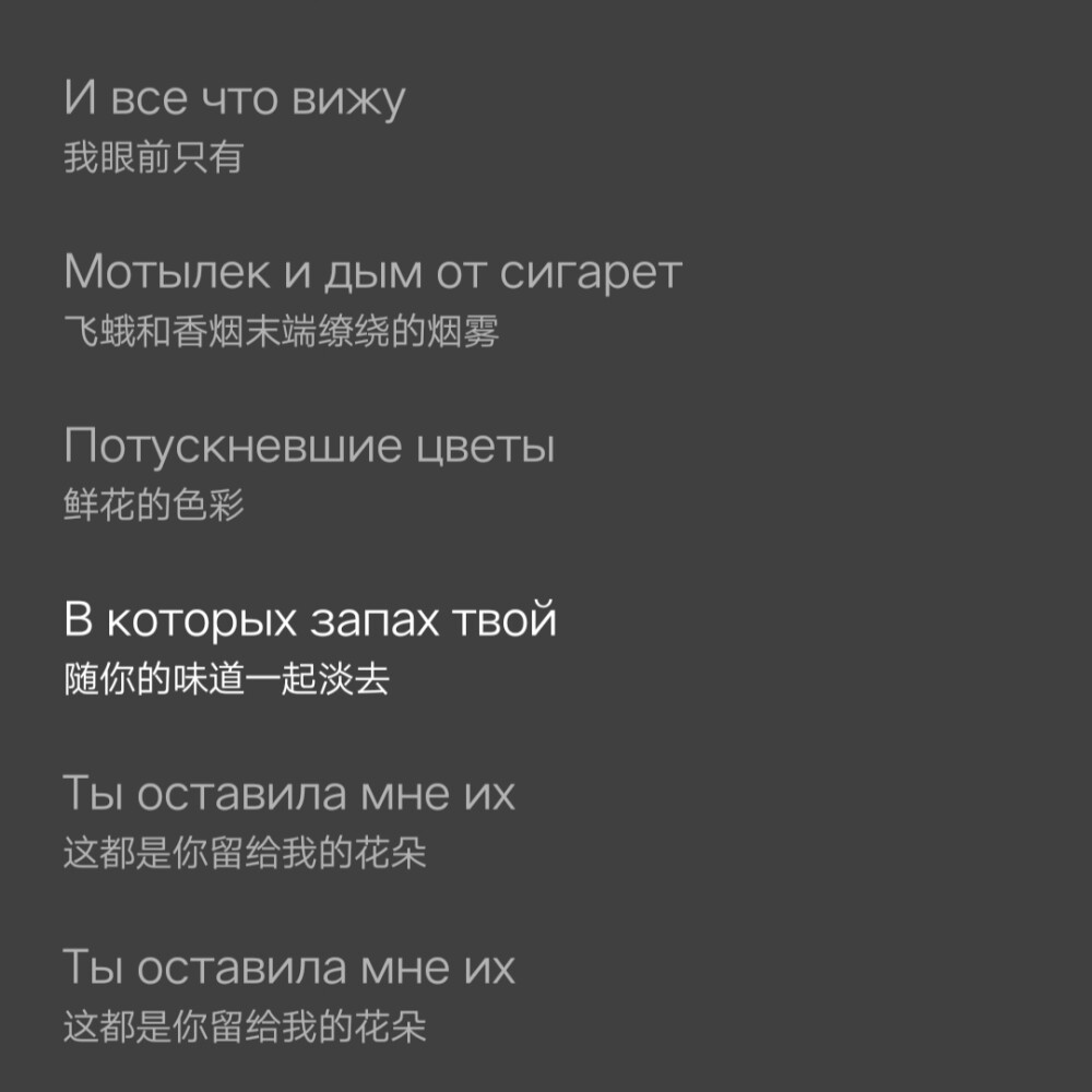 只有一件事是正确的 那就是我们应该分开