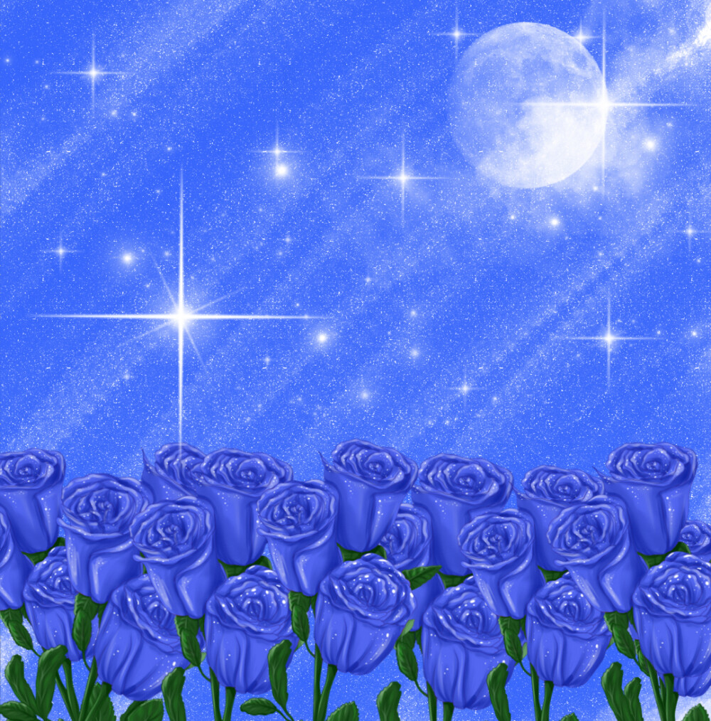 手绘朋友圈背景图