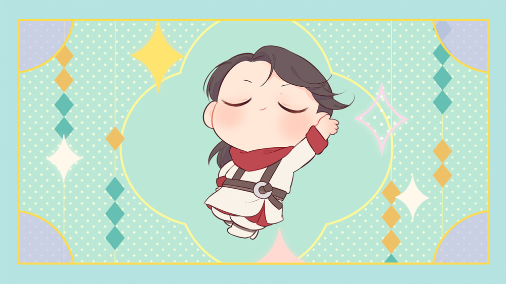 #王一博Q版 节目单都安排得明明白白的！
（cr.枣波波）