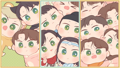 #王一博Q版 节目单都安排得明明白白的！
（cr.枣波波）