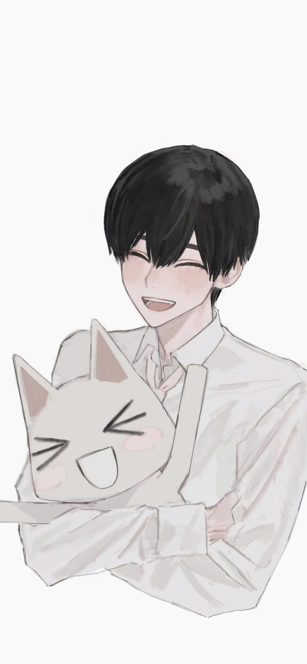 二次元男生插画