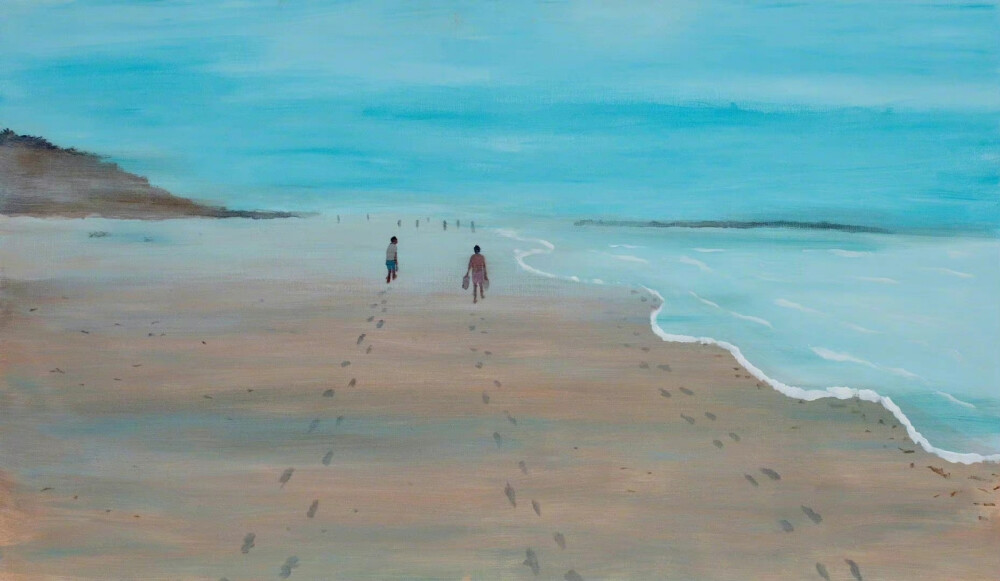 夏天就要去海边。作者：Jean Jullien ​