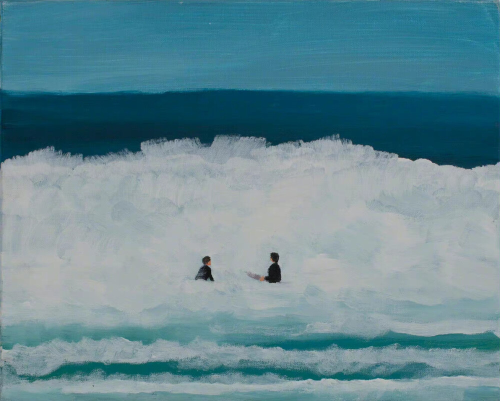 夏天就要去海边。作者：Jean Jullien ​