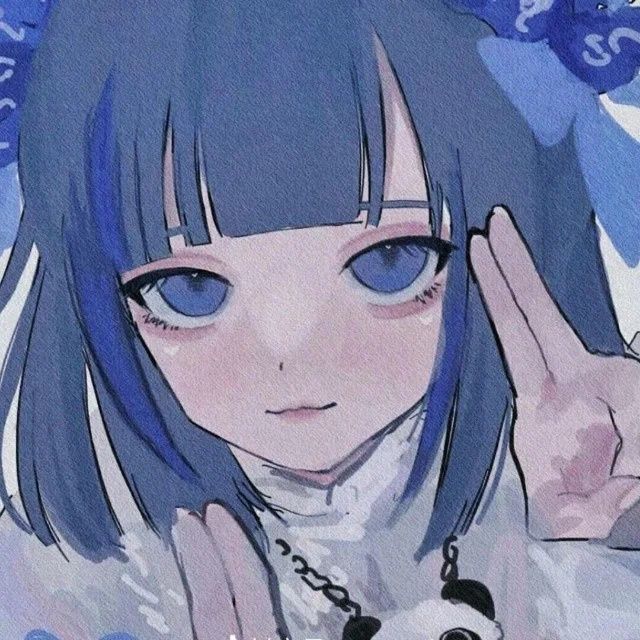 蓝色系头像