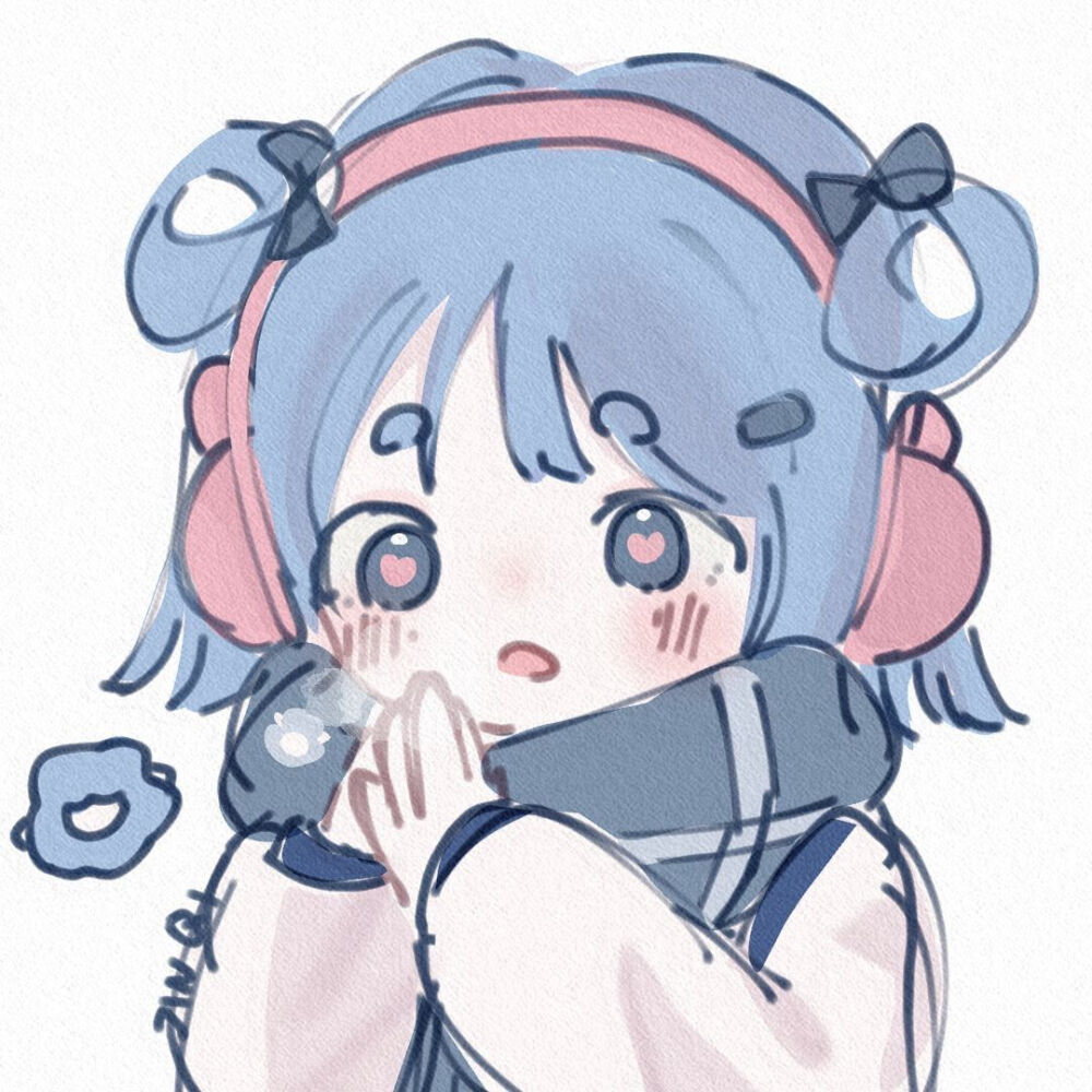 蓝色系头像